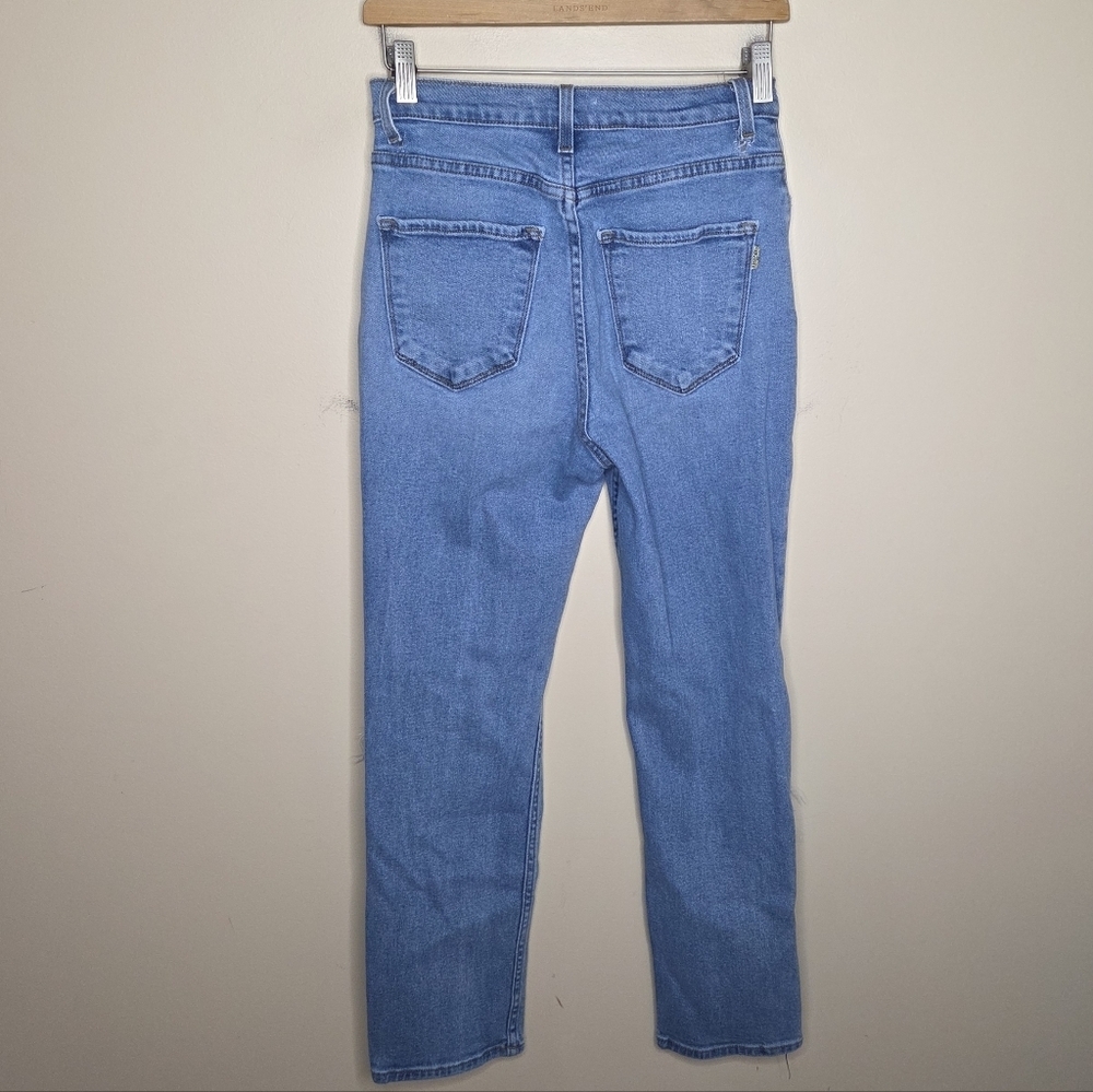 Vibrant M.I.U | Destroyed Ripped Baggy High Rise Straight Leg Jeans Size 27 - Picture 7 of 7
